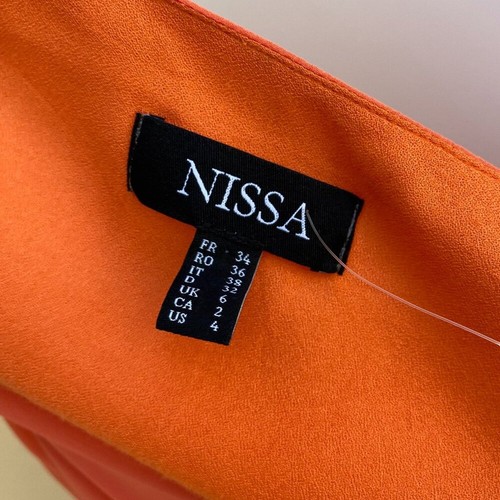 NISSA Womens Tulip Wrap Dress 3/4 Sleeve sz 4 - Picture 10 of 10