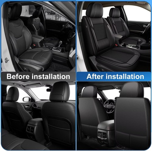 Car Seat Covers For Ford Fusion 2010-2020 PU Leather Cushion (2/5 Seats) - Picture 8 of 25