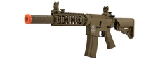 Lancer Tactical M4 SD Gen 2 Polymer Electric Airsoft AEG Rifle Gun – Tan (370–39