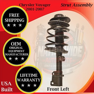 Gabriel OEM Front Left Strut Assembly 2001-2007 Chrysler Voyager 9 Year Warranty