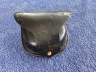 CIVIL WAR RIFLE MUSKET CAP BELT POUCH-BROWN LEATHER