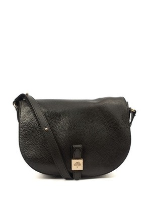 Mulberry Tessie satchel crossbody leather black shoulder bag