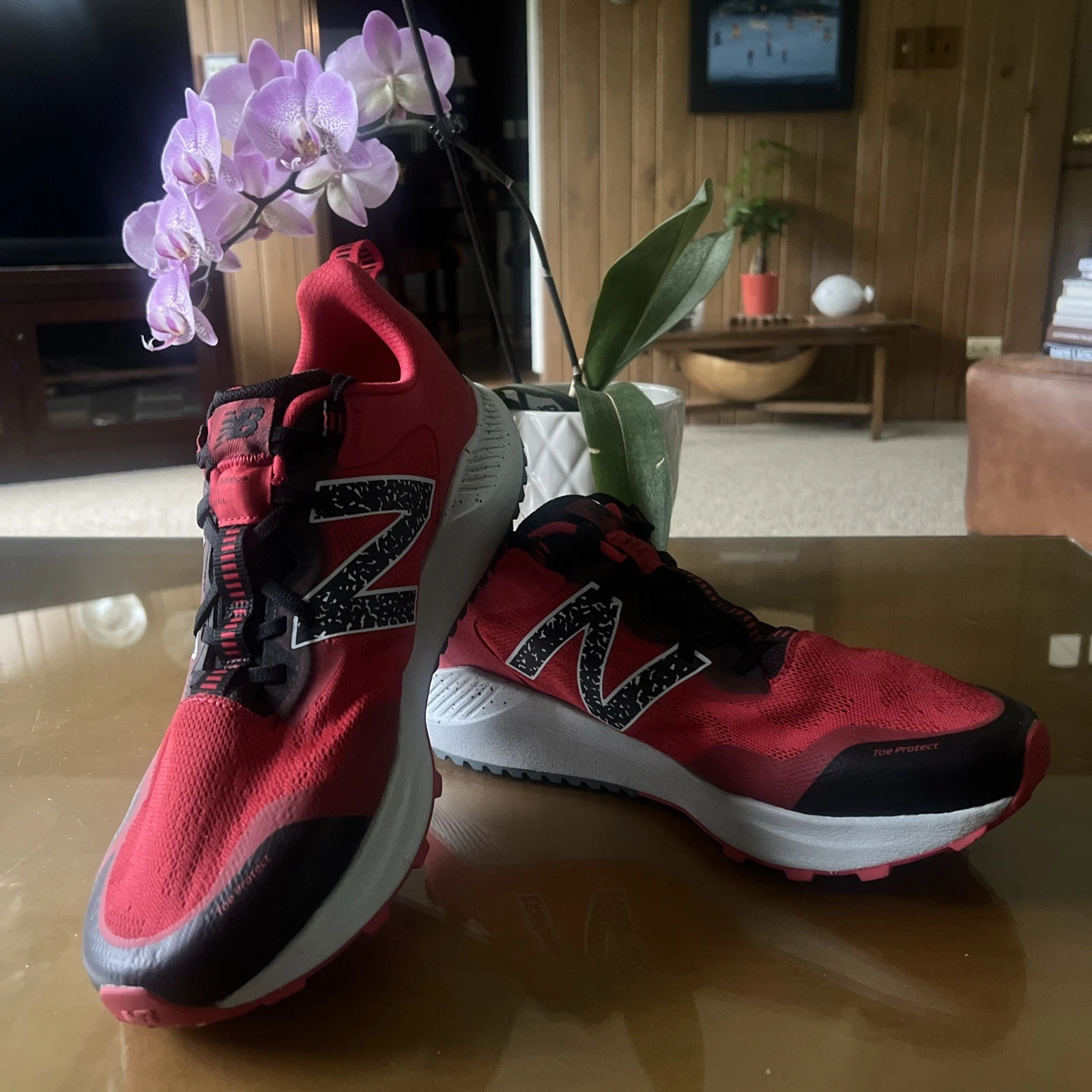 Scarpe New Balance Dynasoft Nitrel Trail Running Rosso Nero Uomo 13