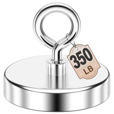 Strong Magnets Fishing, 350 LBS Fishing Magnet 2 Inch Neodymium Rare Earth Ma...