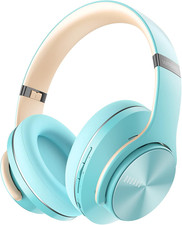 Bluetooth Headphones over Ear, 90H Playtime, 3 EQ Modes, Hifi Audio, ENC Mic, Re