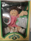 1984 Cabbage Patch Christina Rora With Box, Pj's, Xtra Shoes, Orig Paper