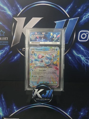 Pokemon Card Glaceon EX 026/131 2025 Prismatic Evolutions ACE 9