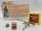 1984 GI Joe Cobra Roadblock File Card and accessories