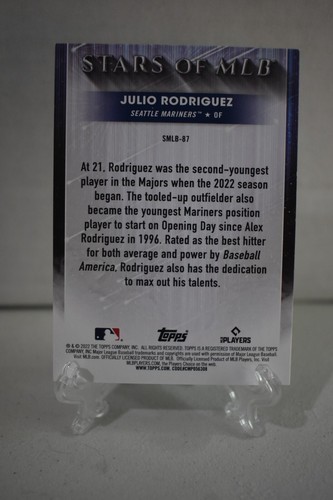 2022 Topps Stars of MLB Julio Rodriguez SMLB-87 - Bild 2 von 2