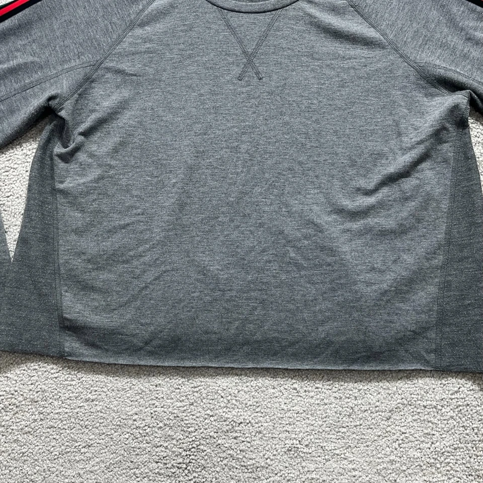 Sudadera Gottex Mujer Pequeña Gris Recortada Manga Larga Cuello Redondo Pullover Foto 4 de 4