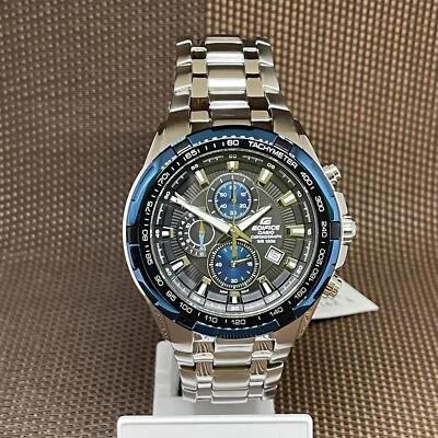 CASIO EDIFICE EF-539D-1A2 メンズ エディフィス 腕時計 Casio Edifice EF-539D-1A2 Chronograph Blue Stainless Steel