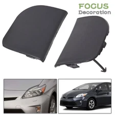 For 12 2013-2015 Toyota Prius Front Bumper Tow Eye Hook Cover Cap Left&Right Kit