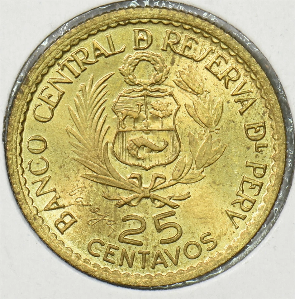 Perú 1965 25 Centavos P150207 envío combinado Foto 2 de 2