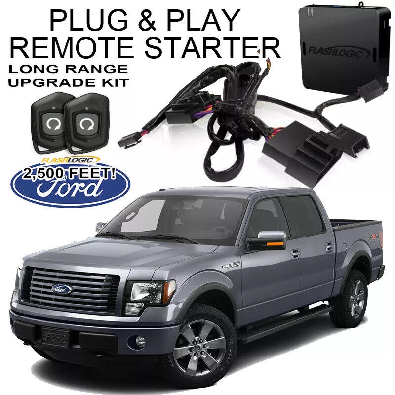 2011 2014 Ford F150 Remote Start Plug and Play Install Long Range 2500FT FO1L2