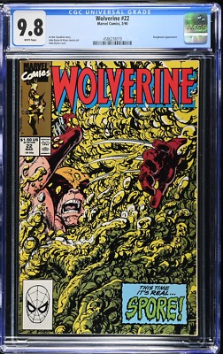 Wolverine #22 CGC 9.8 WP NM/MT    Marvel 1990 John Byrne Cover & Art