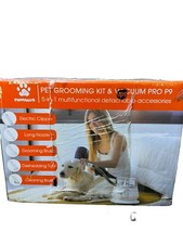 PAWHAUS Dog Grooming Kit  Vacuum, Upgraded 5in1 Pet Grooming Tool with Suction