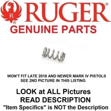  RUGER Rear Sight Elevator Spring Mark 1 2 3 4 & 22/45 & LITE MK II III IV *D10*
