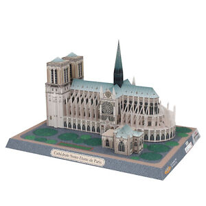 New DIY The Famous Aachen Cathedral Germany 3D Paper Model Building Puzzle Kit 