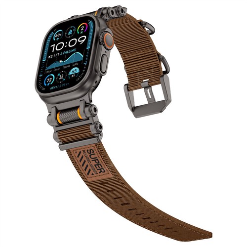 Correa de metal de nailon para Apple Watch iWatch Series 10 9 8 7 6 5 4 3 SE Ultra 2 - Imagen 11 de 80