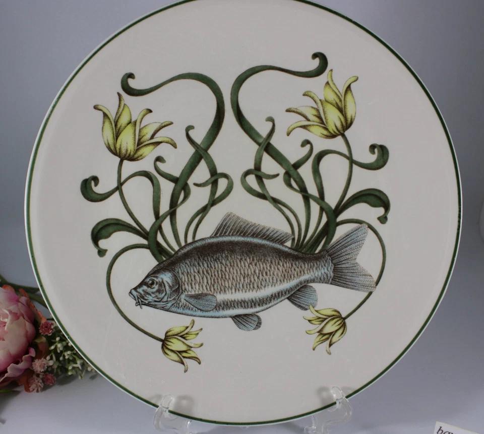 Villeroy & Boch Atlantic G.Brownidge - Speiseteller 26 cm Nr. 3 Karpfen Fisch - Bild 2 von 3