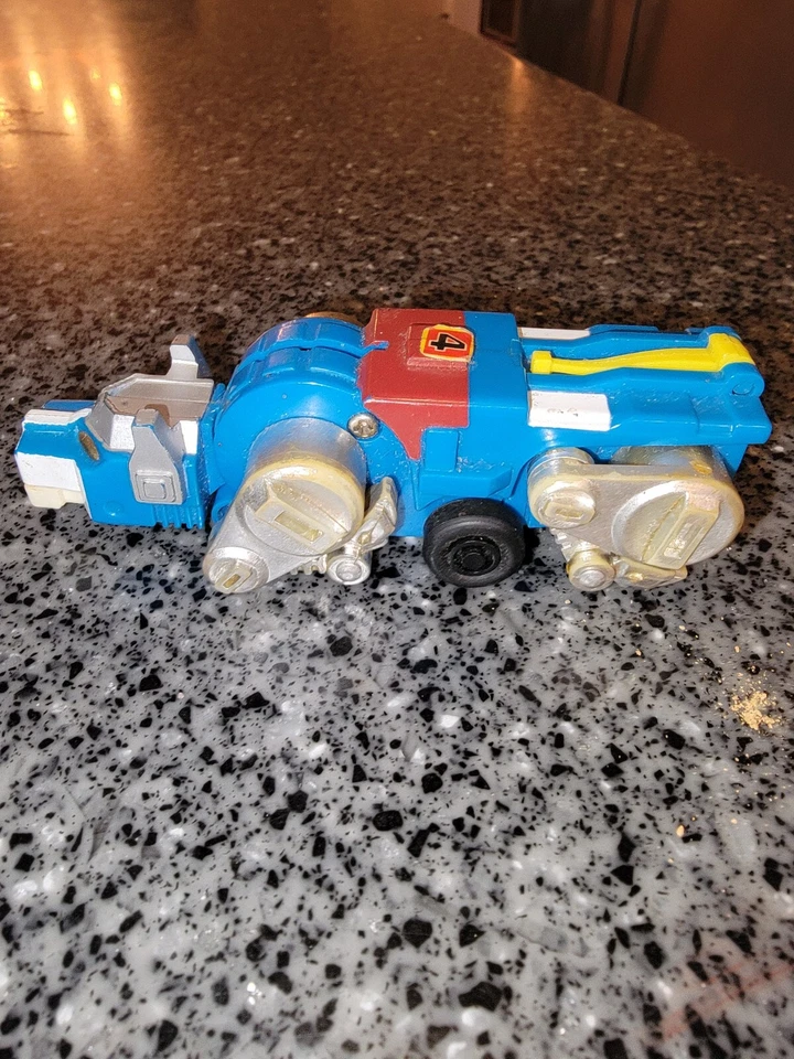 Azul #4 VOLTRON Pullback Funciona DE COLECCIÓN Original LJN WEP Go Lion Macao Battling Foto 2 de 4