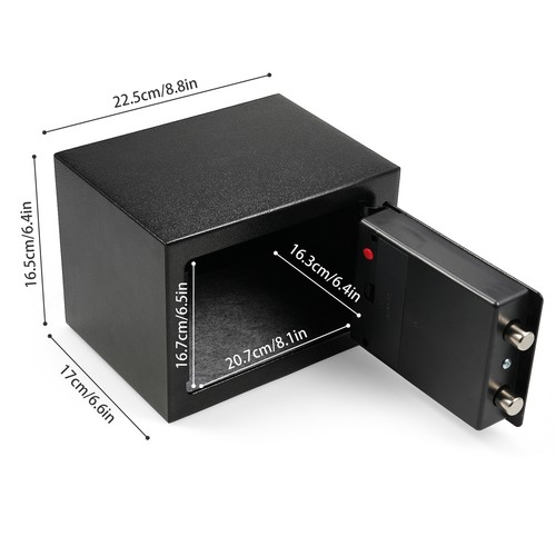 Bisofice Home Safes Fireproof Waterproof Box with Keypad and 2pcs Spare P0Y0 - Picture 5 of 12