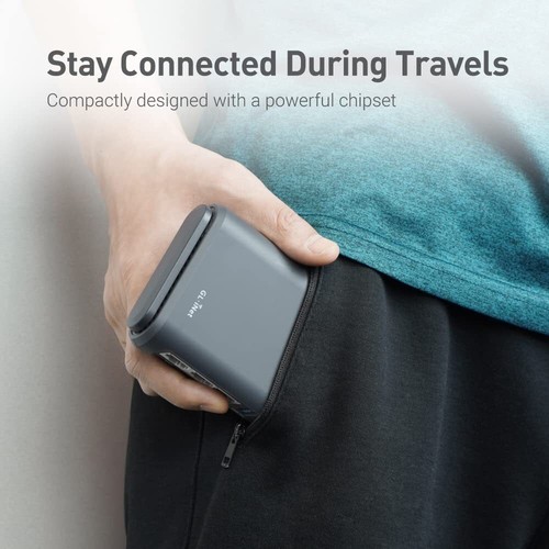 GL.iNet GL-A1300 Slate Plus Router da viaggio VPN wireless Wi-Fi per hotel e ... - Photo 3/6