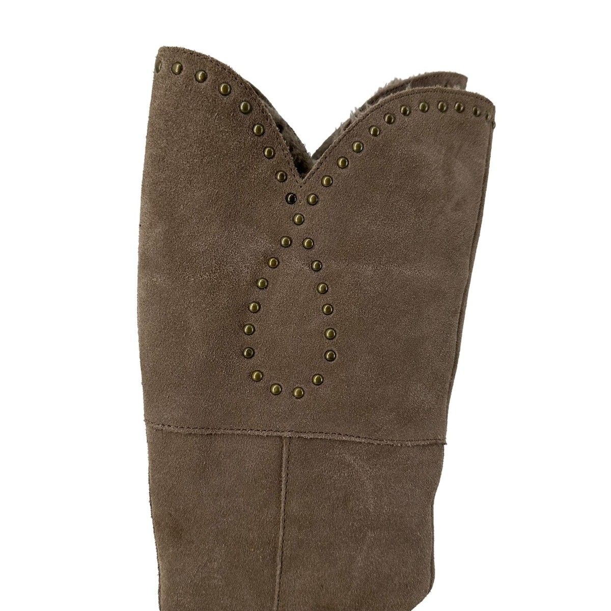BareTraps Boots Leather Brown Onessa Size 6 Tall Studded Wedge Faux Fur Lined | eBay BareTraps Boots Leather Brown Onessa Size 6 Tall Studded Wedge Faux Fur Lined | eBay