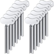 ZOCONE Toothpaste Squeezer, 12Pcs Metal Tube Squeezer Key Stainless Steel Toothp