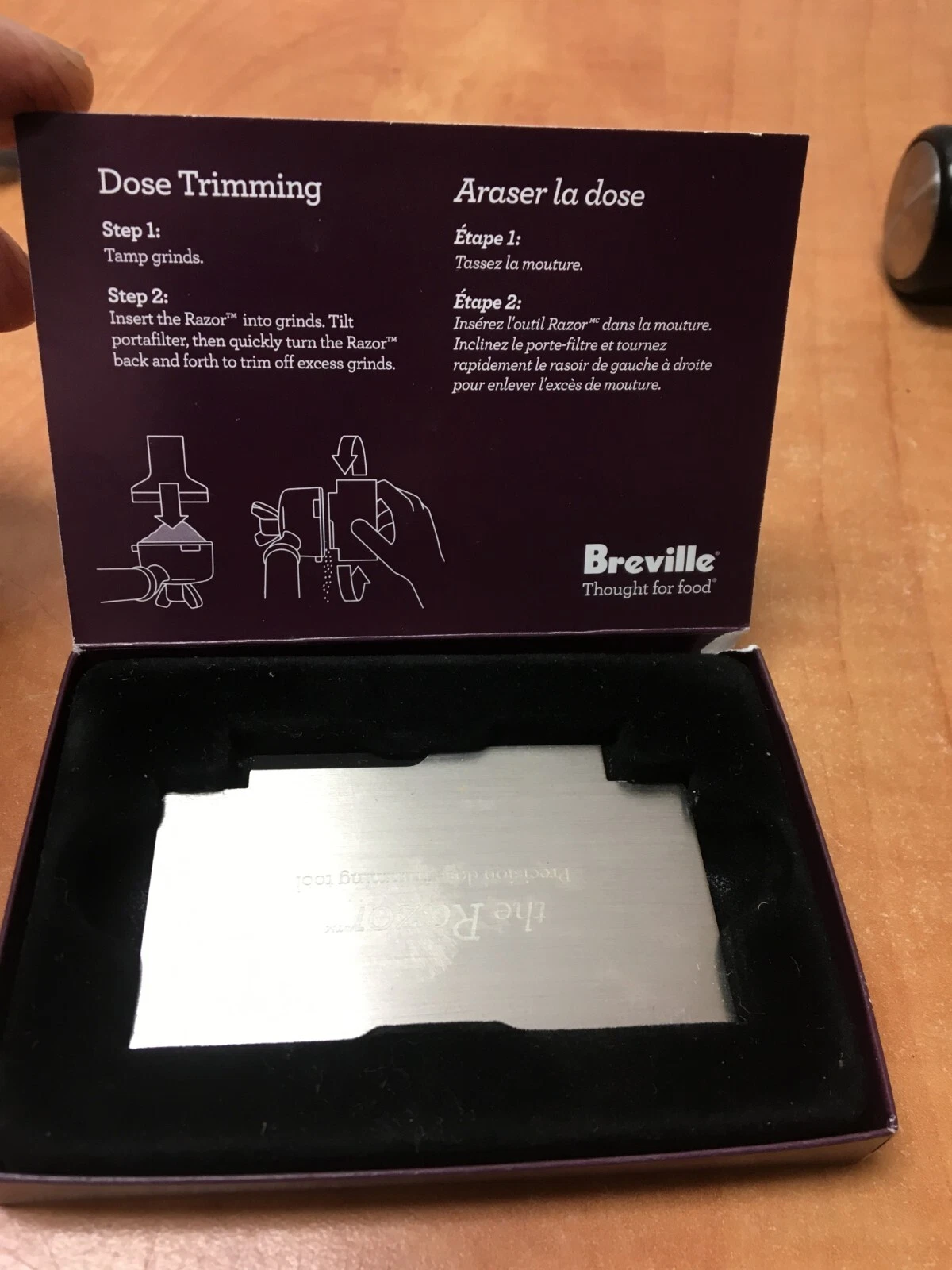 Breville The Razor Precision Dose Trimming Tool For 54mm Filter Baskets