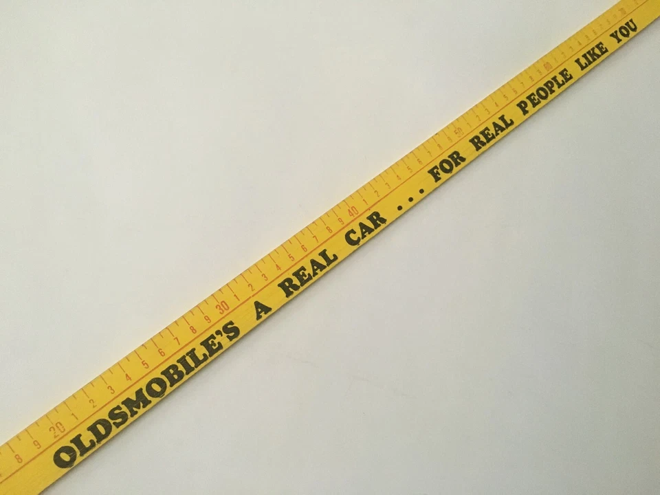 1960's OLDSMOBILE YARDSTICK Greater Detroit Dealers ''FOR REAL PEOPLE LIKE YOU'' - Image 4 of 4