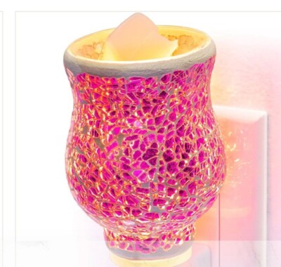 Artistic Design Plug In Candle Wax Melt Warmers Fragrance Melter Night Light 5''