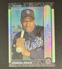 Jorge Toca 1999 Bowman Chrome ROOKIE Refractor #367 - New York Mets
