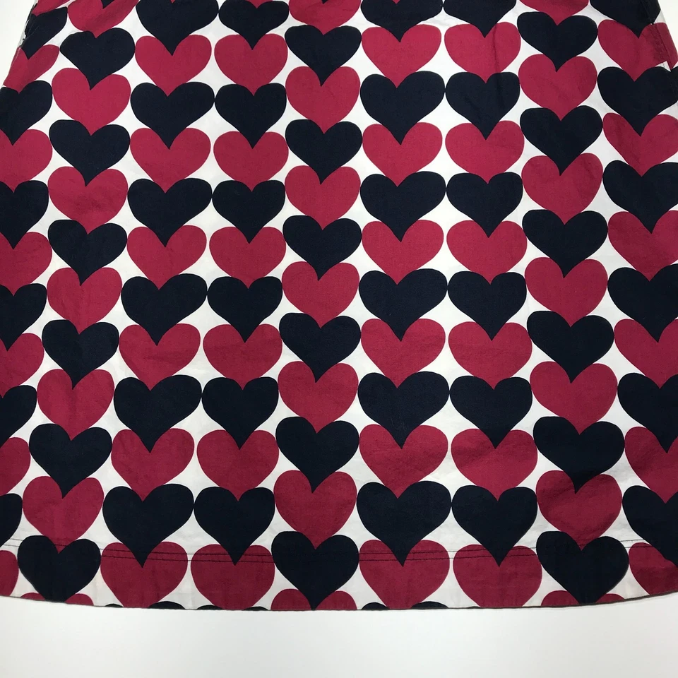 Vestido Marimekko Uniqlo Niños 11-12 Estampado Corazón Sin Mangas Cambio Escote Elástico Foto 4 de 4