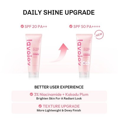Lavojoy Let It Glow Daily Shine Body Serum Tone Up Body Lotion 180ML