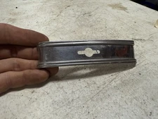 1940 Chevy Car Dashboard Choke & Throttle Knob Stainless Trim Bezel