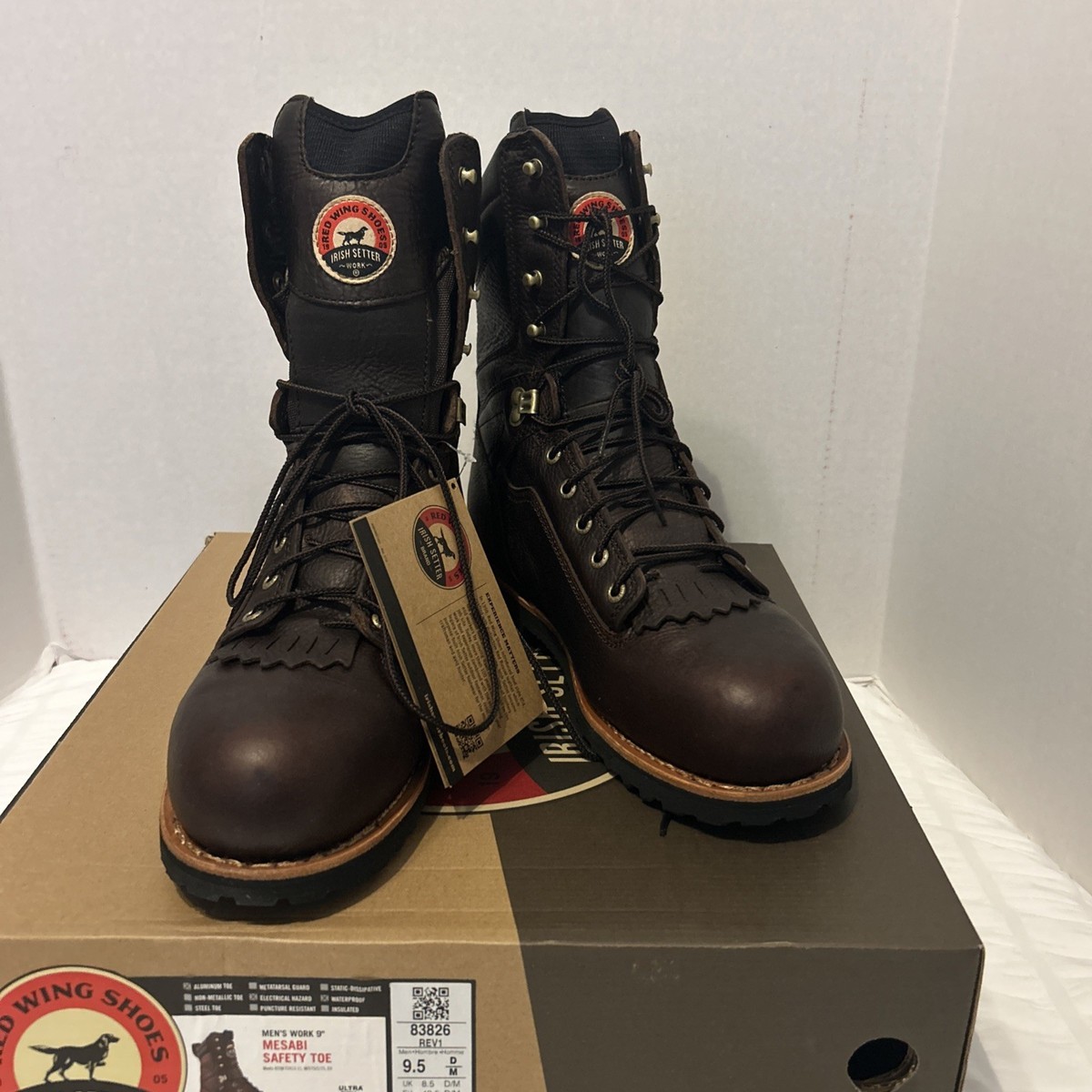 IRISH SETTER Mesabi Size 9.5 Safety Toe Men display picture 2
