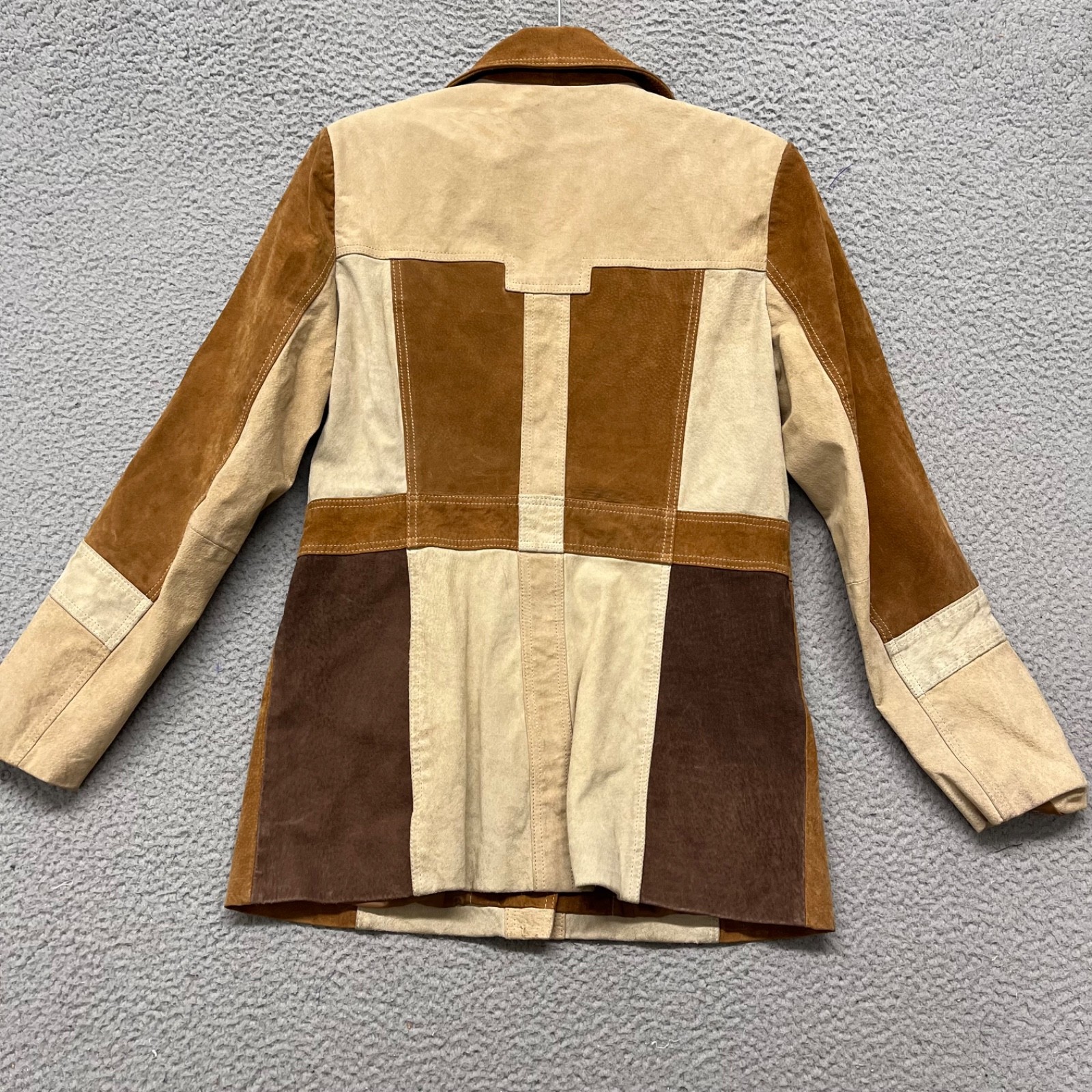 Carolina Colours Leather Patchwork Jacket Womens … - image 14