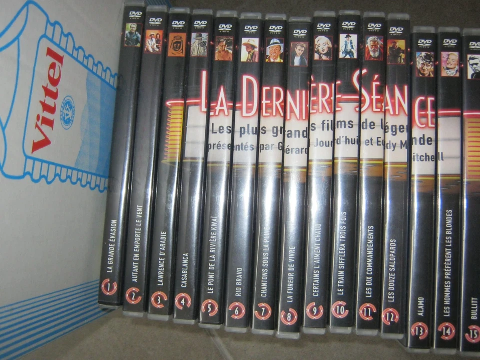 COLLECTION COMPLETE DVD LA DERNIERE SEANCE EDDY MITCHELL DU 1 AU 40 TTBE TBE - Photo 3/4