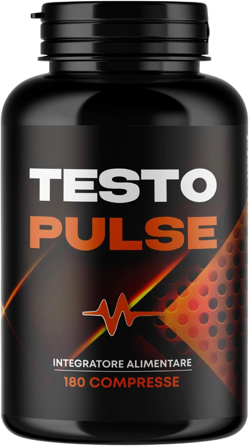 TESTO PULSE 180 Compresse - Benessere Maschile e Vigore Muscolare - 1