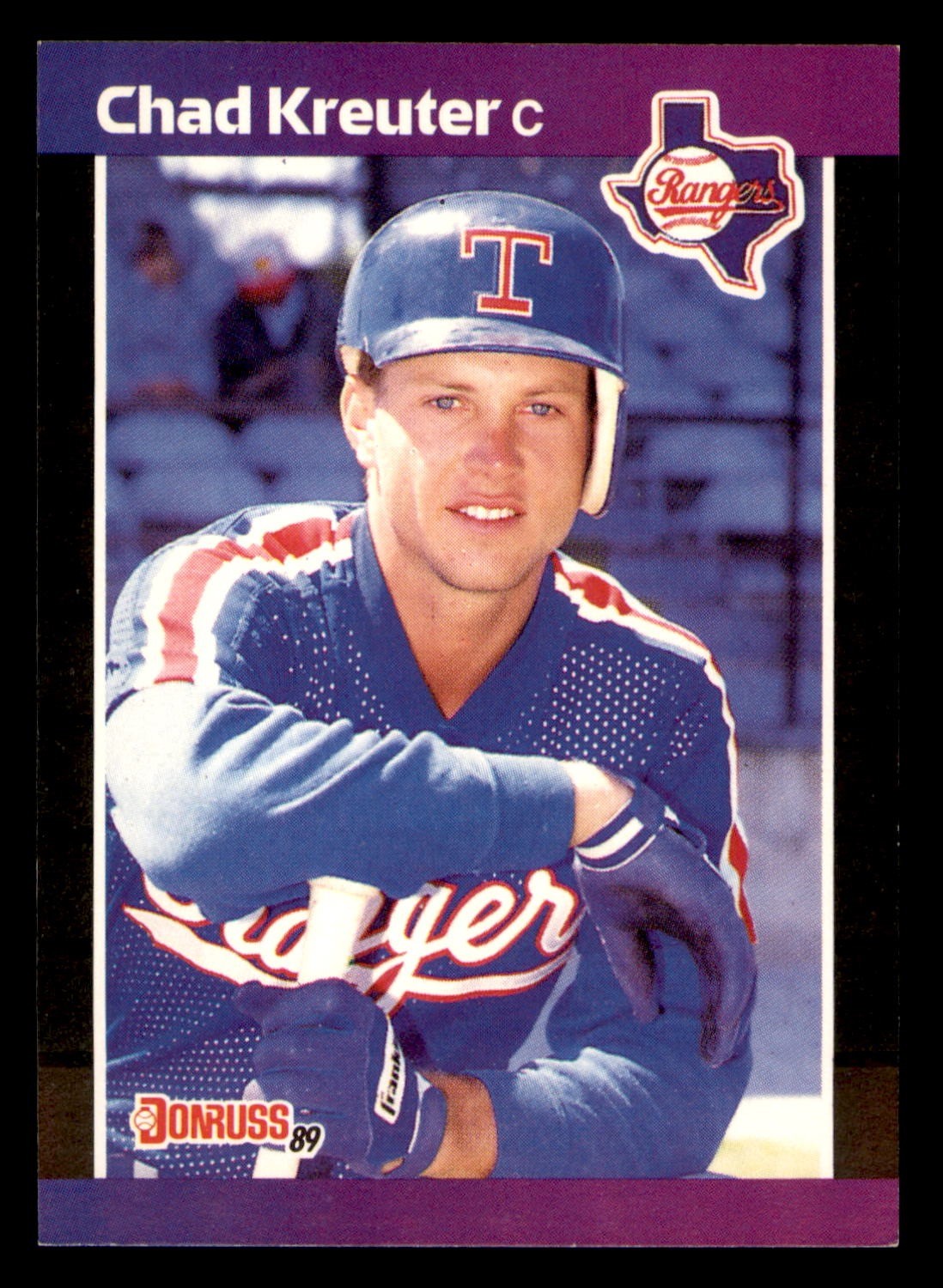 1989 Donruss #579 Chad Kreuter Rangers RC