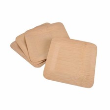 Lot de 4 Assiettes Carrées