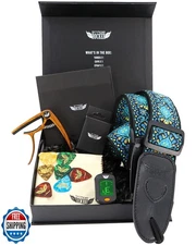 Stage Rocker Guitar Accessories Gift Box for Acoustic and Electric Guitars, T