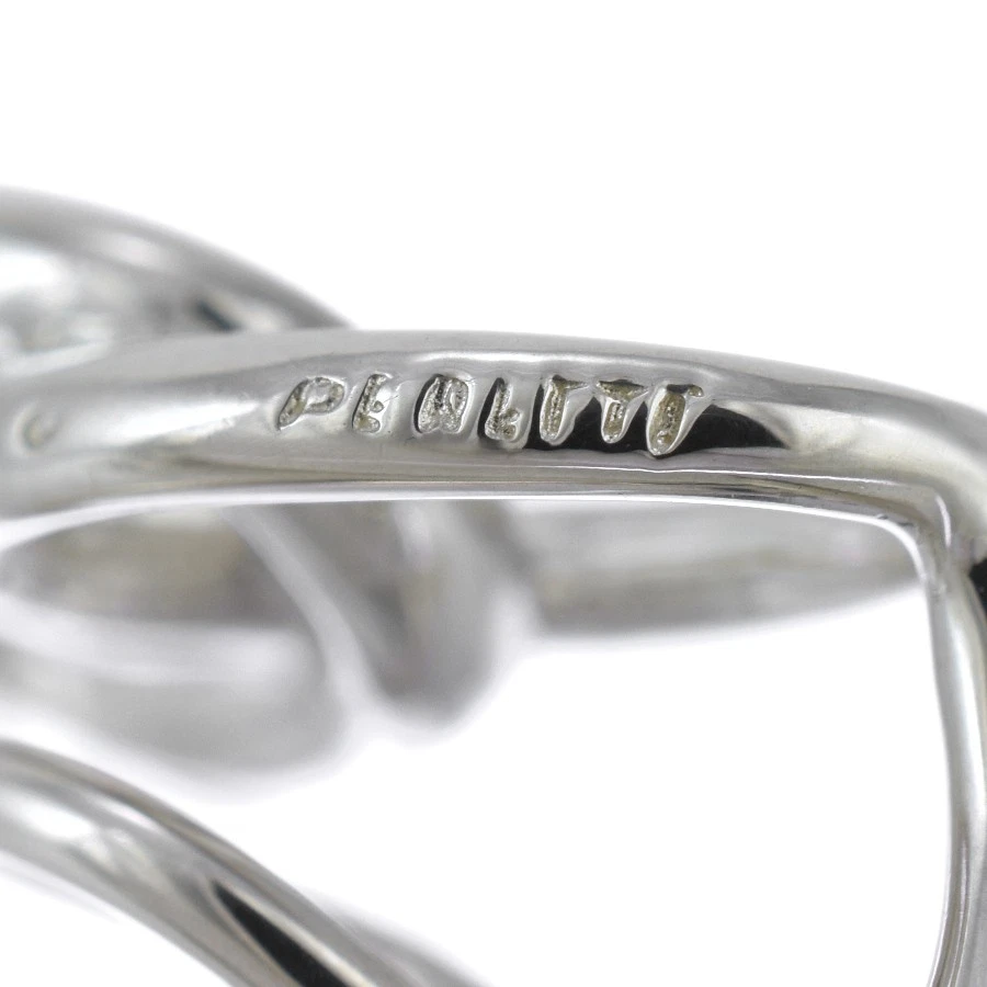 Tiffany & Co. Elsa Peretti Double Loop Ohrringe Sterling Silber 925 Japan