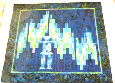 SHOWING THE WAY Quilt Pattern INUKSHUK Northern Lights 36.5 x33  