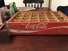 Coca-Cola Wooden Carrying Crate for Bottles 3 Slat Vintage VGC