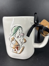 Rae Dunn Disney Princess Mug Snow White & Seven Dwarfs SLEEPY Dwarf Double Sided