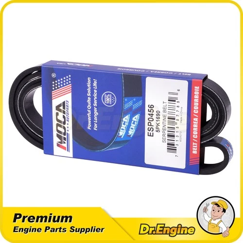 Serpentine Belt for 16-22 Buick Encore 21-22 Chevrolet Trax 1.4L 5PK1690