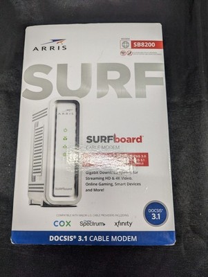 ARRIS SURFboard SB8200 DOCSIS 3.1 Multi-Gig Cable Modem