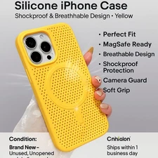 Mesh Breathable Case for Apple iPhone 17 16 15 14 13 12 11 Pro Max Plus Air +